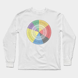 Wheel Of Emotions Long Sleeve T-Shirt